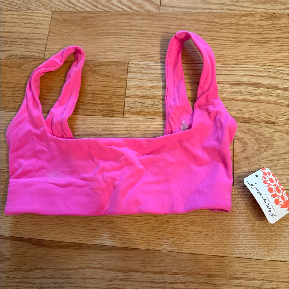 Free people movement Minimal Hot Pink sports bra